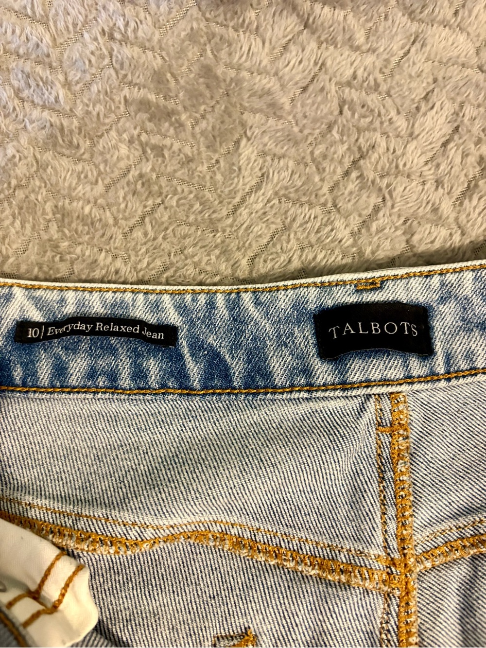 Talbots Light Blue Everyday Relaxed Boyfriend Jeans